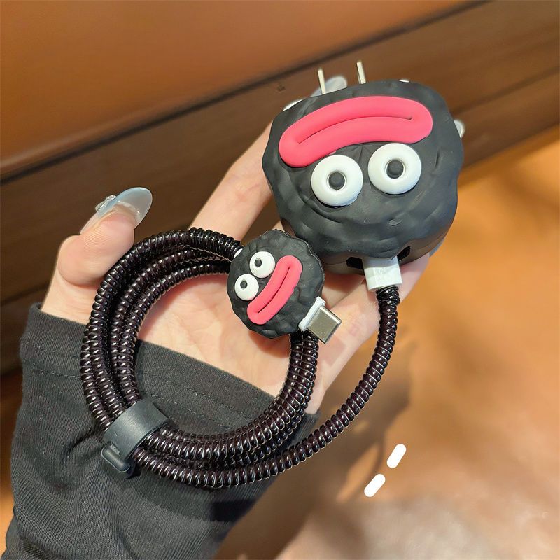 Quirky Big Mouth 16 Pro Max Charger Protective Case Compatible With 15 Data Cable Anti-Breakage 14 Heads_voghion.com