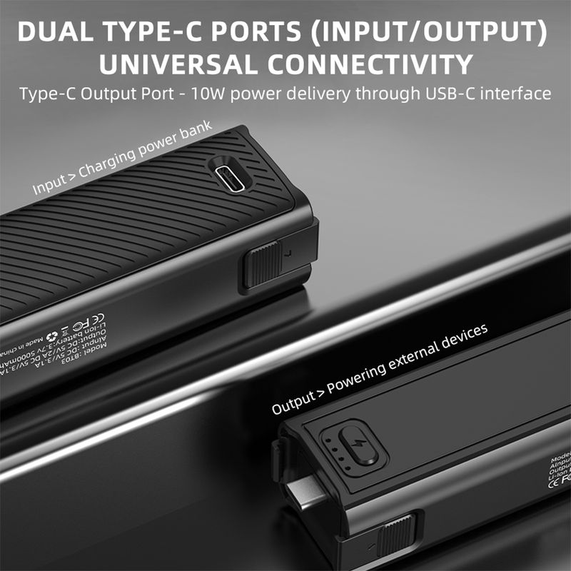 For DJI Osmo Pocket Z Sports Battery Hand Grip TYPE-C Action Charging Handle Camera Charger Accessories_voghion.com