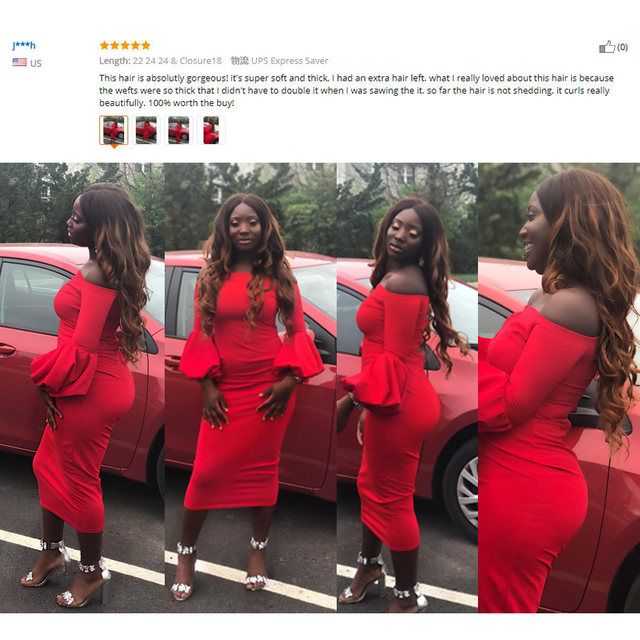 Fasci colorati con chiusura fasci di tessuto per capelli umani a onda del corpo con chiusura in pizzo HD estensioni marrone ombre per le donne_voghion.com