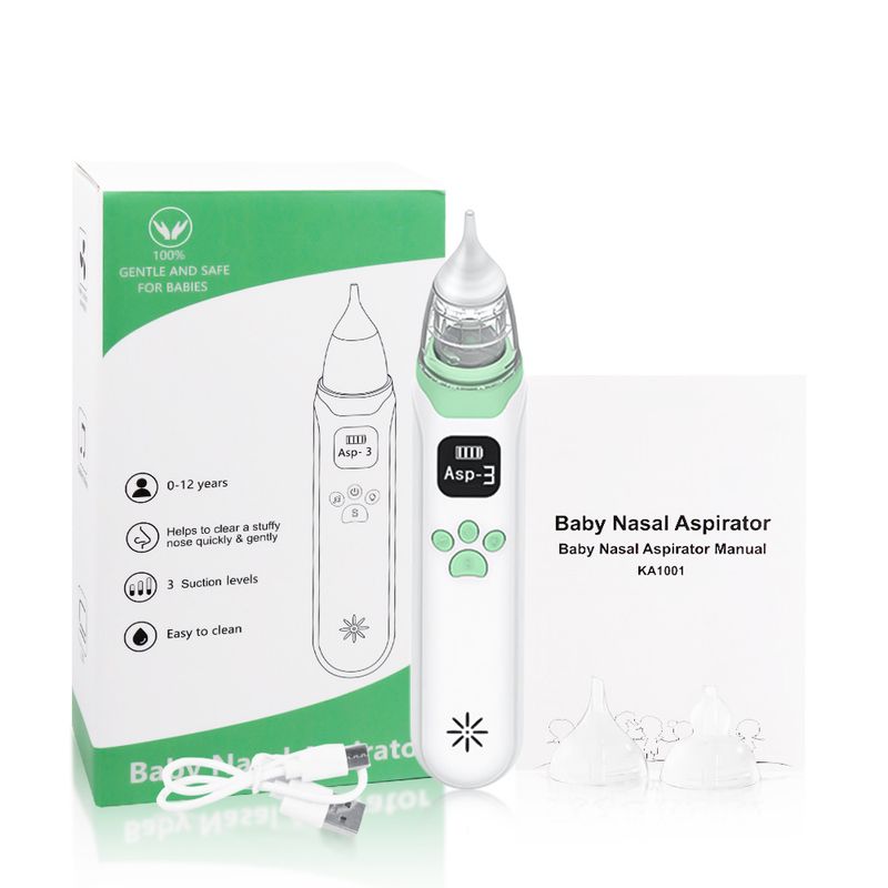 Baby nasal suction device, newborn electric nasal suction device, baby, child, toddler, nasal congestion, snot and feces cleaning_voghion.com