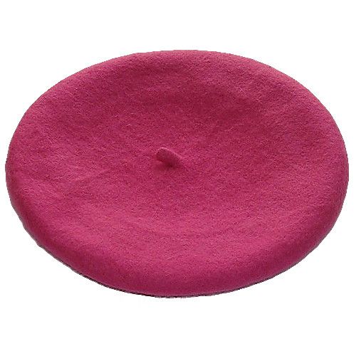 Heißer Verkauf Einfarbig frauen Mädchen Baskenmütze Französisch Künstler Warme Wolle Winter Beanie Hut Kappe 4XQT_voghion.com