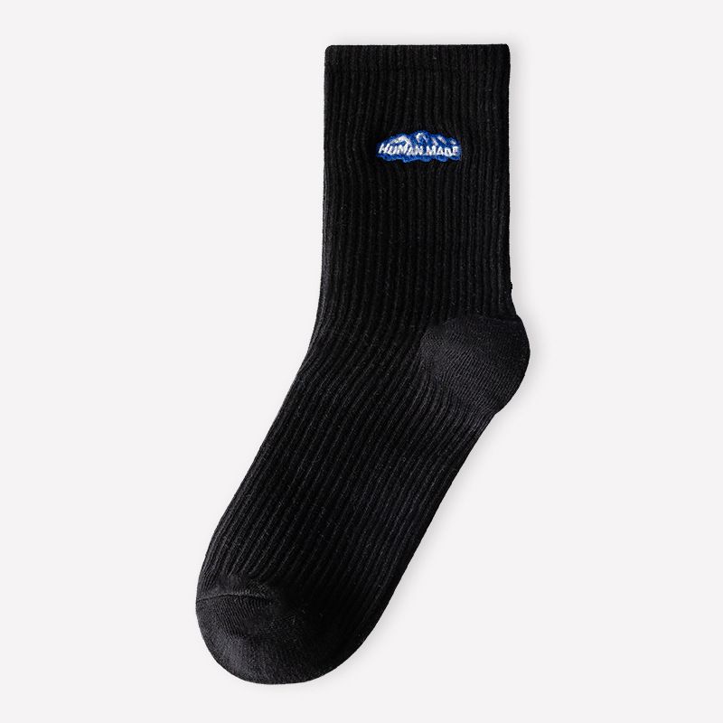 6 paia di calzini lunghi da uomo a metà polpaccio Zhuji da donna, sportivi, in cotone, assorbenti del sudore, autunnali e invernali_voghion.com