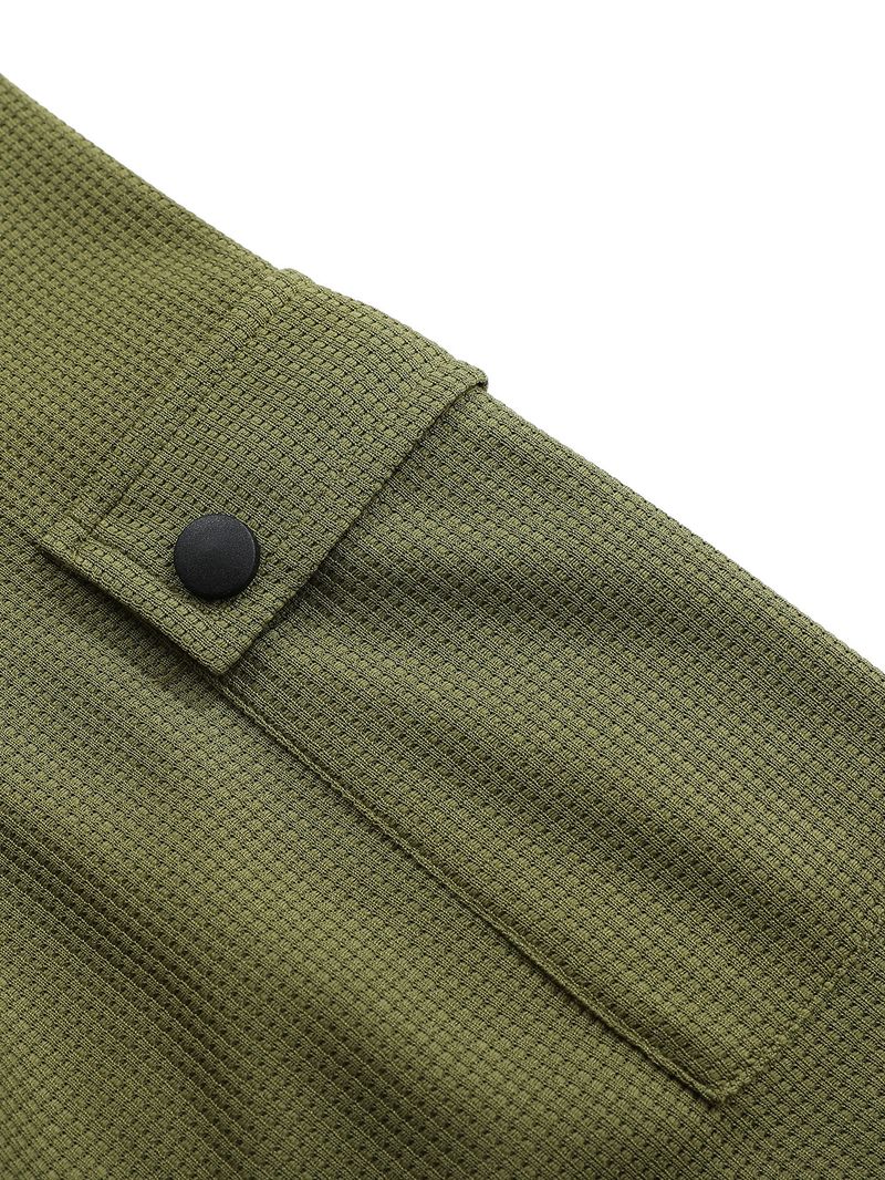 Maglietta da uomo a due pezzi, a doppio strato, con scollo a V, stile autunnale e invernale, con cuciture di grandi dimensioni, a maniche lunghe._voghion.com