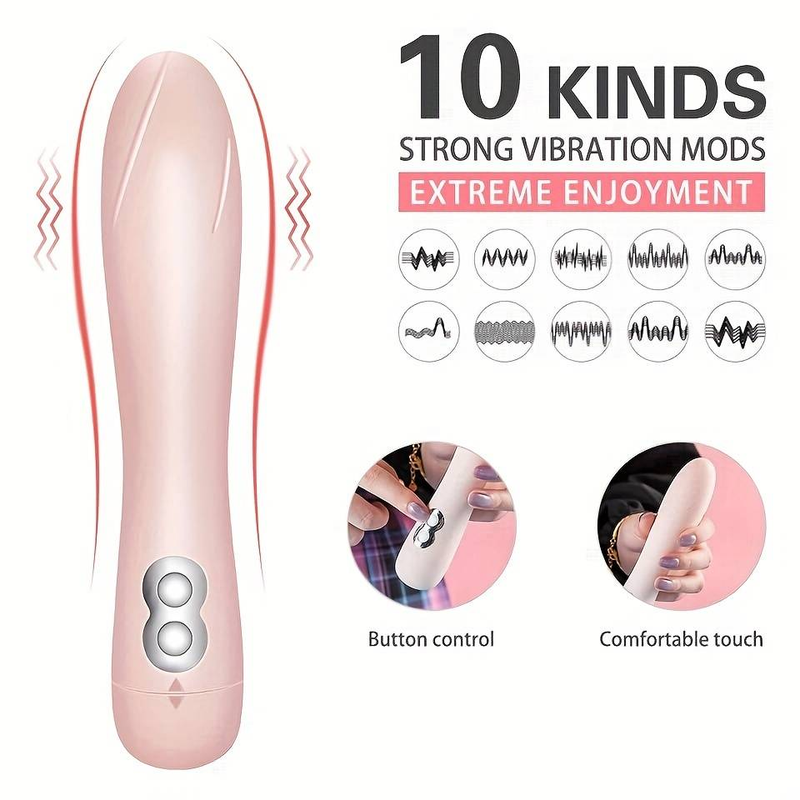 Luxurious Soft Silicone Vibrator - USB-Revitalized for Hyperrealistic Sensations - Clitoral Bliss & Couples Massage Tool_voghion.com