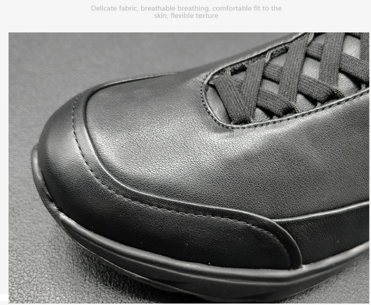 Încălțăminte pentru bărbați din piele neagră pantofi casual bărbați strat de vârf din piele de vacă pantofi versatili de nișă toamnă pantofi la modă bărbați_voghion.com