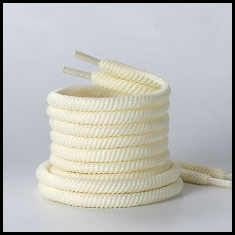 Accessori per scarpe Open Smile Bread Lacci per scarpe Scarpe di tela Scarpe da papà Uomo e donna Lacci per scarpe rotondi in bianco e nero adatti_voghion.com