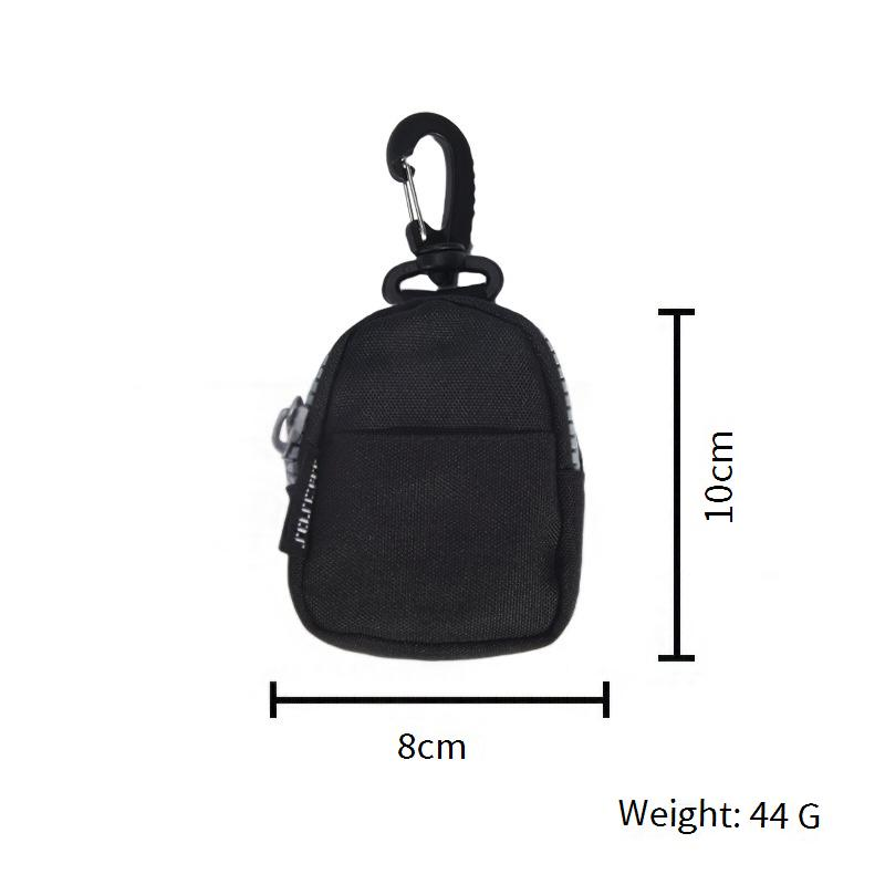 Portamonete minimalista unisex – Portafoglio sottile in tessuto Oxford con chiusura a scatto e cucitura a scatto (nero, mimetico, verde militare, cachi, con/senza cordino)_voghion.com