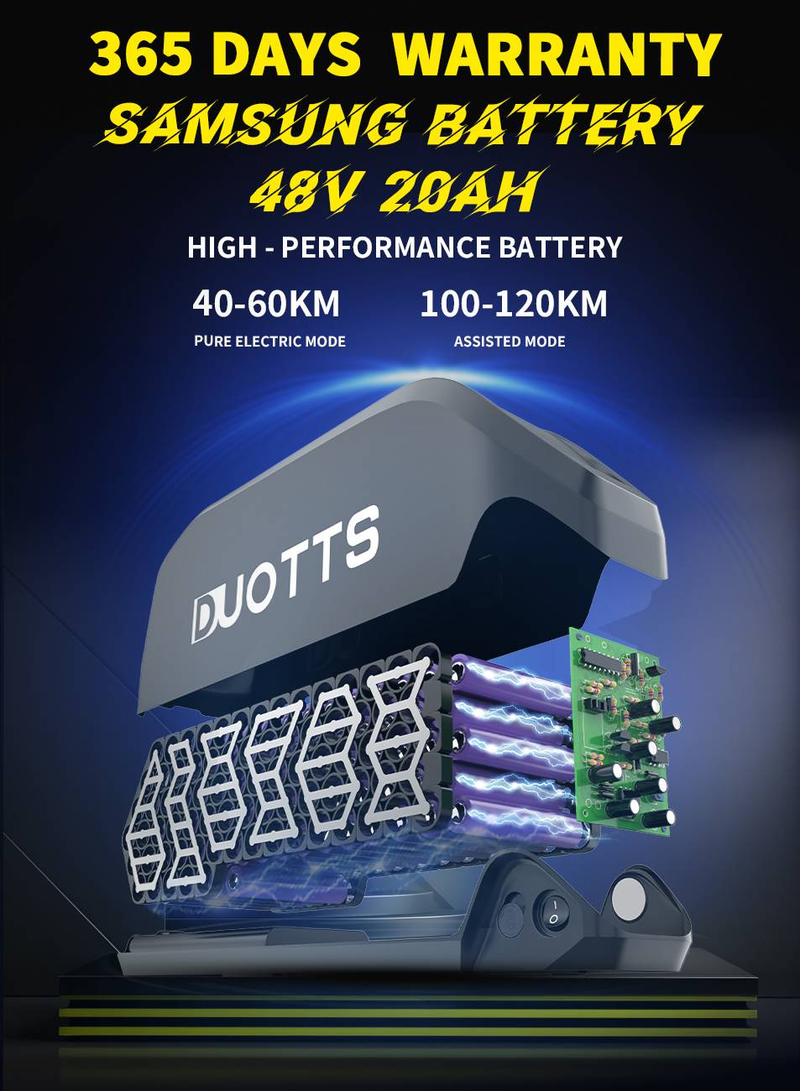 DUOTTS N26 Elektro-Mountainbike | 55 km/h Offroad-Modus | 180 kg Nutzlast | Vorderradfederung und hydraulische Bremsen | StVO-konform für EU-Straßen_voghion.com