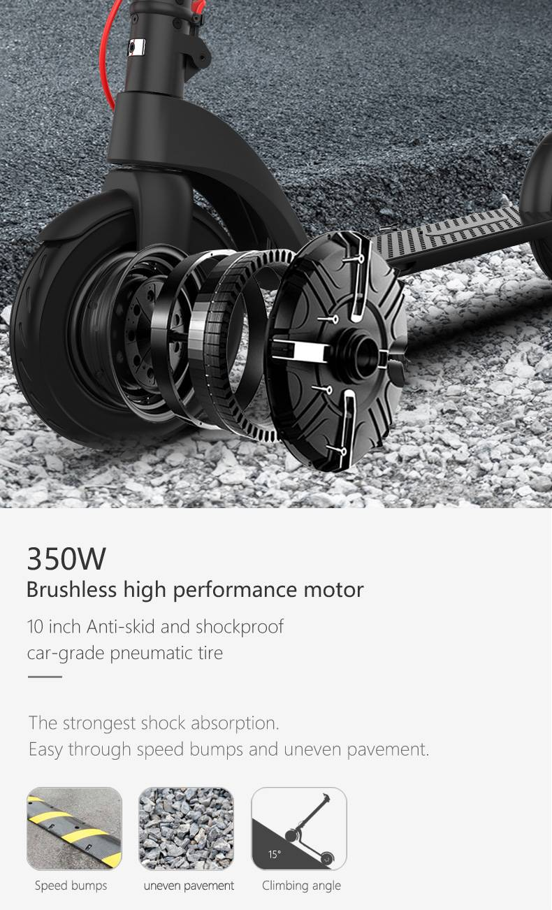 Scooter Elétrica KIXIN X8 para Uso Diário - Bateria Removível de 36 V, Carga de 125 kg, Transporte Ecológico | Entrega em 7 dias, Devoluções em 30 dias_voghion.com