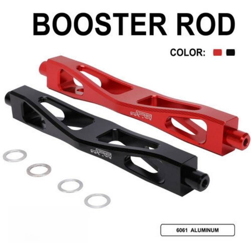 Supporti per pedane in lega di alluminio ad alta resistenza per moto da cross elettriche – Accessori rinforzati per moto fuoristrada (rosso/nero, 25x20x1 cm)_voghion.com