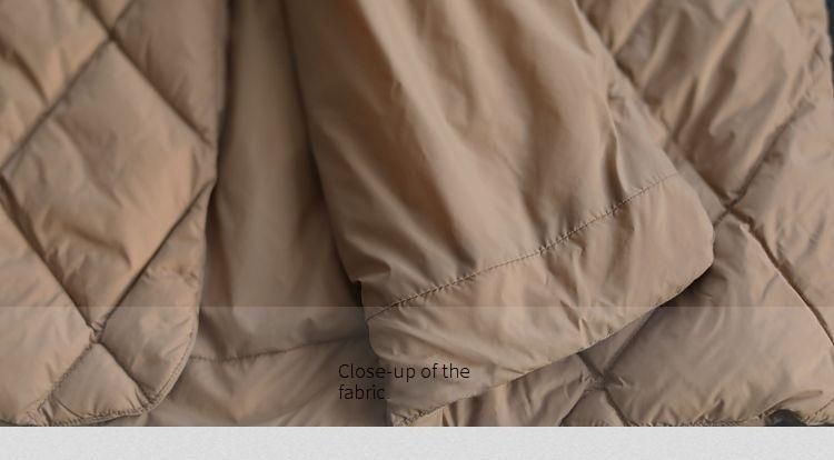 Wintermantel in Übergröße für Damen – Oversized Steppjacke mit Stehkragen (knielang, warm)_voghion.com