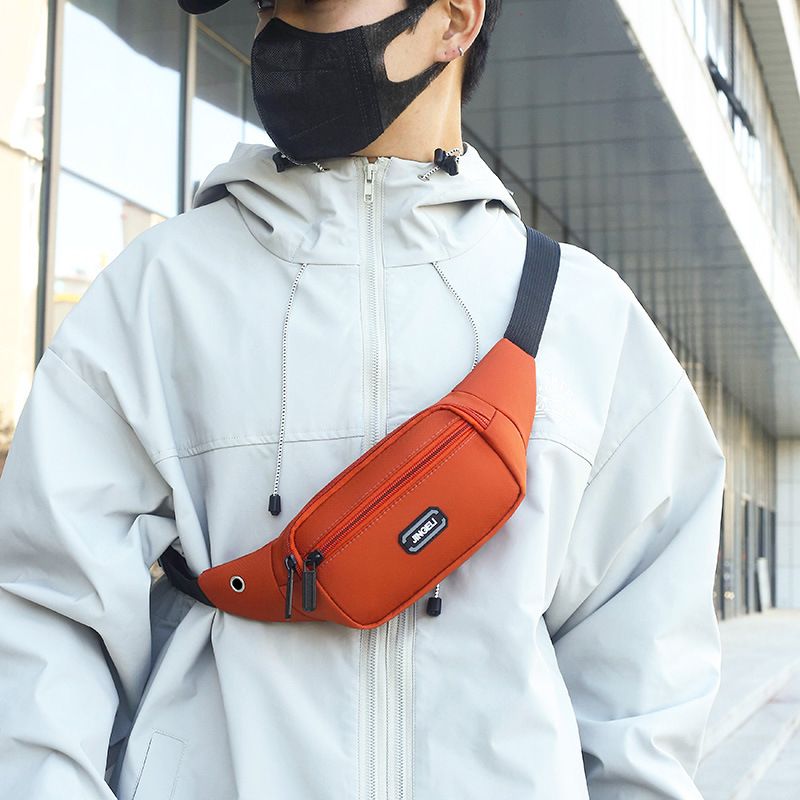 Nuova borsa da cintura per esercizi Borsa a tracolla da uomo casual alla moda per donna Borsa a tracolla da uomo di grande capacità resistente all'acqua e all'usura_voghion.com
