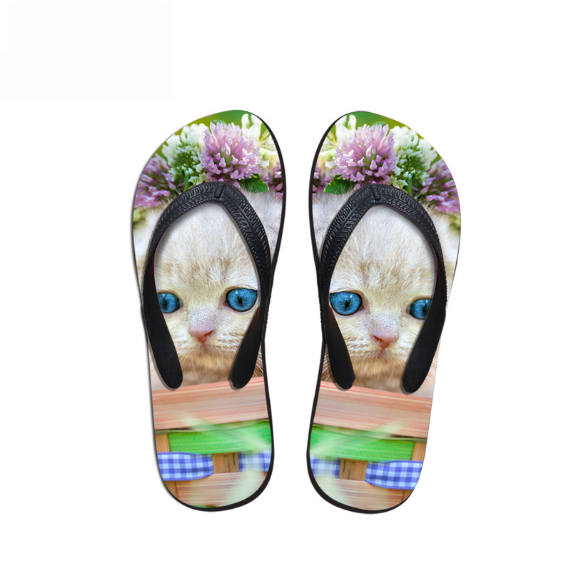 Neue Generation Muster Katze und Hund Flip Flops Männer S und Frauen S Strand Eva Flip Flops Spa Tanga Hausschuhe_voghion.com