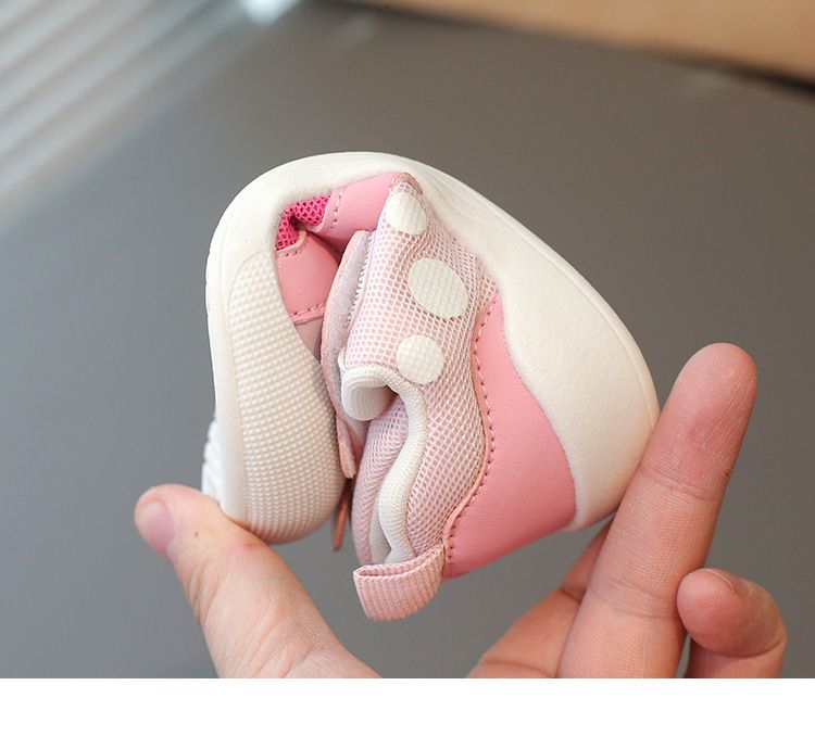 Baby Learning Shoes 0 1 3 Years Old Spring And Autumn New Infant Mesh Non Slip Sports Shoes Boys And Girls Functional Shoes_voghion.com