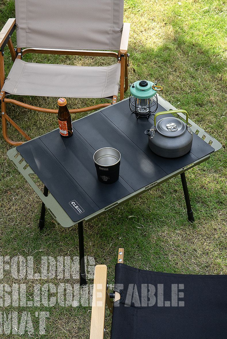 CLS Outdoor Folding Waterproof Table Silicone Moisture Non Slip Picnic Tablecloth Oil Proof And Thermal Insulation Mat_voghion.com