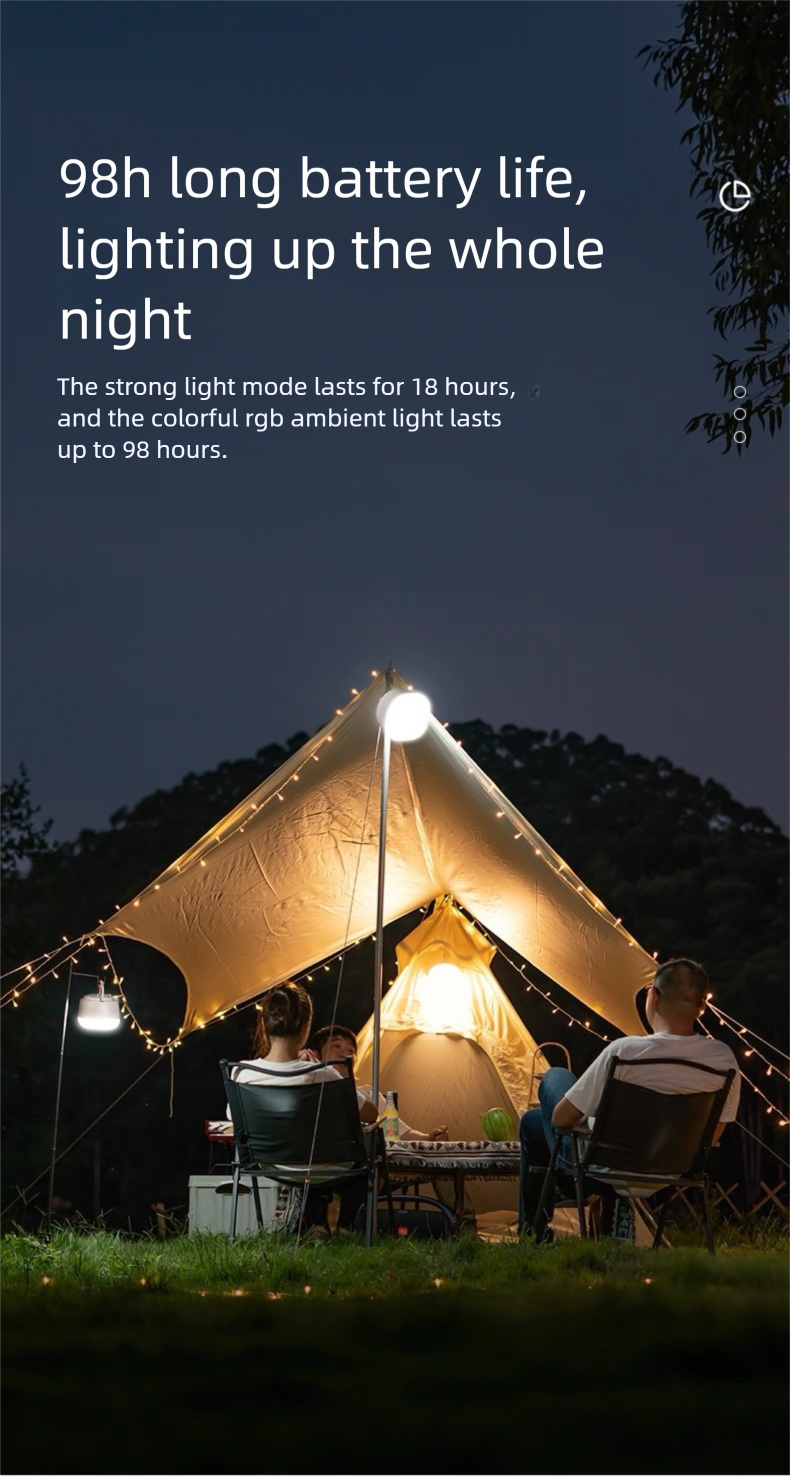 Tenda da campeggio portatile per esterni, illuminazione, tenda da campeggio, luce di emergenza magnetica_voghion.com