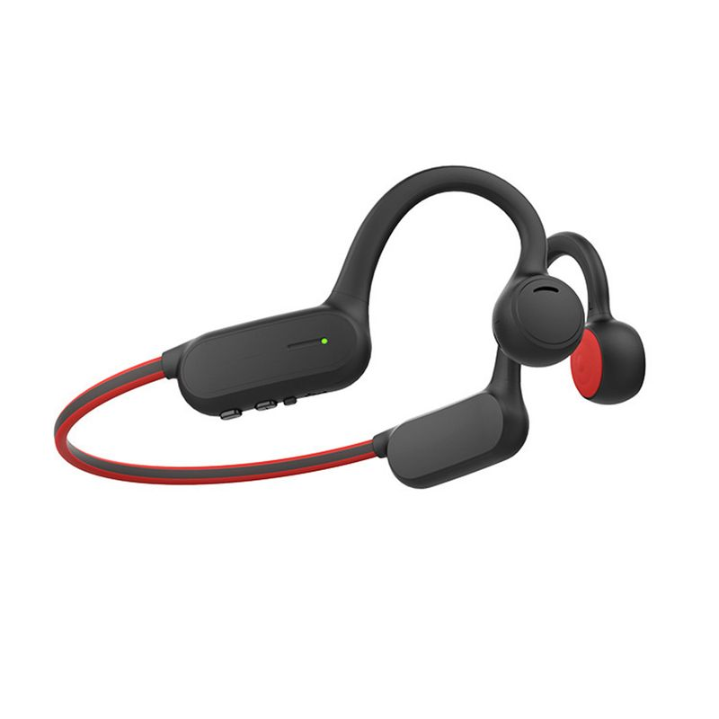 Haken Bluetooth-kompatibel Wasserdichte Kopfhörer Knochen Drahtlose IPX4 Ohr 5,0 Leitung Sport Headset für Laufen_voghion.com