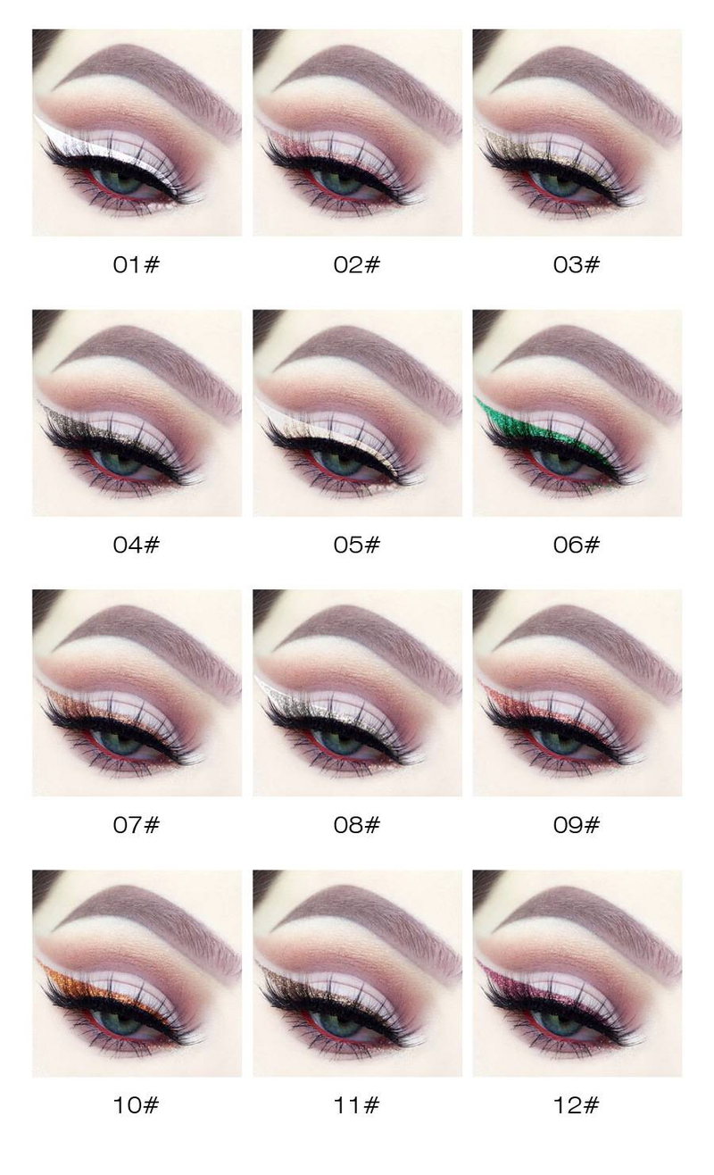 Dream Sparkle Sparkle Crushed Diamond Color Pearl Glitter Liquid Eyeliner_voghion.com