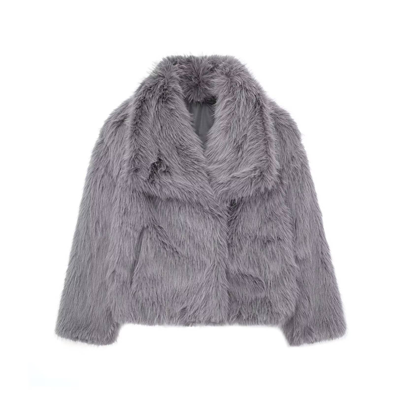 Damen Lammwolle Verdickter Mantel Für Frauen Herbst Neuer Pelzmantel_voghion.com