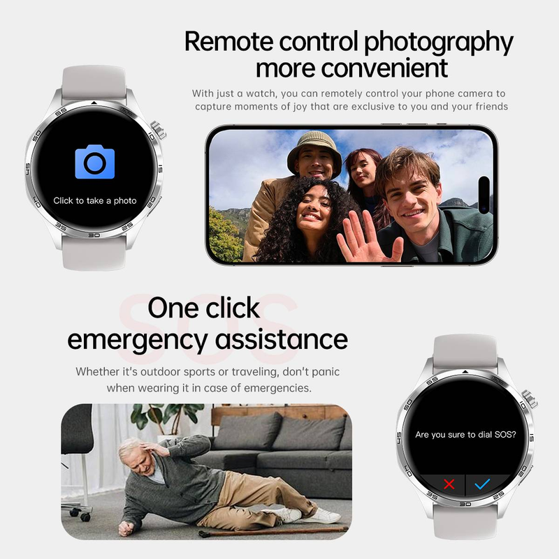 HUAWEI WATCH GT 5 Pro Akıllı Saat Xuanji Algılama GPS NFC Akıllı Saat Erkekler Pusula Bluetooth Çağrı Spor Adam Akıllı Saat Cep Telefonu için_voghion.com