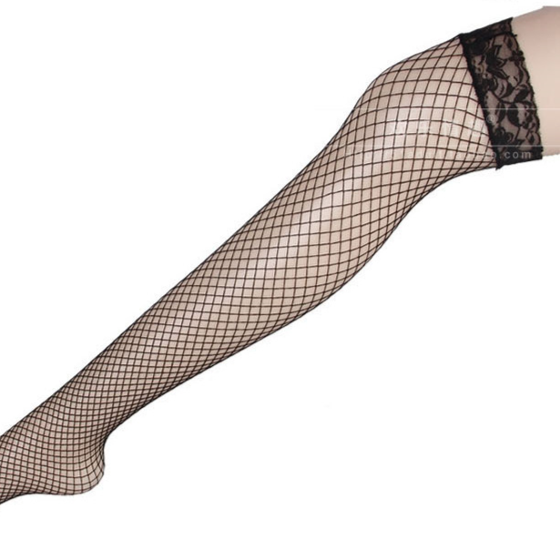 Lange Nacht sexy Dessous Spitze lange Röhre kleine mittlere Augen Strümpfe Versuchung sexy schwarze Strümpfe 3000_voghion.com