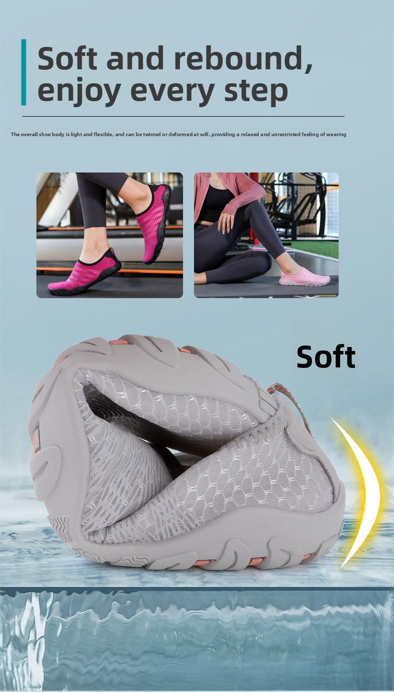 Star Slip-On Yoga Shoes – Breathable, Non-Slip Fitness Shoes For Men & Women (Gym, Beach, Hiking, Swimming)_voghion.com