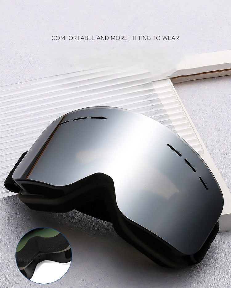 Doppelschichtige Anti-Beschlag-Zylinder-Skibrille und Brille für Outdoor-Sportarten mit Myopie, hochauflösende, winddichte Schutzbrille_voghion.com