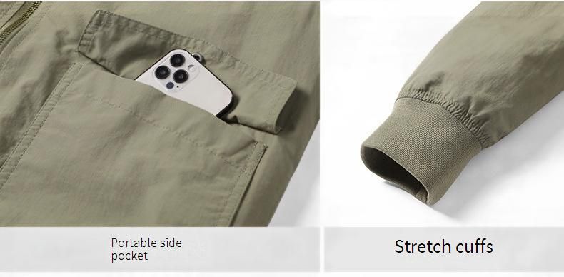 Giacca invernale da uomo foderata in pile – Nylon impermeabile, vestibilità oversize (L-5XL, antivento, isolamento termico, nero/kaki/verde militare)_voghion.com