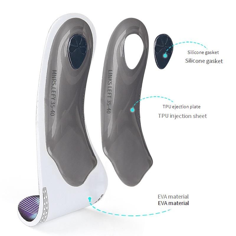 Orthopädische EVA-Schuheinlagen für Plattfüße, Überpronation und X-Bein-Haltung – Unisex-Kissen zur Unterstützung des Fußgewölbes für Sport und Alltag (Lila, S/M/L)_voghion.com