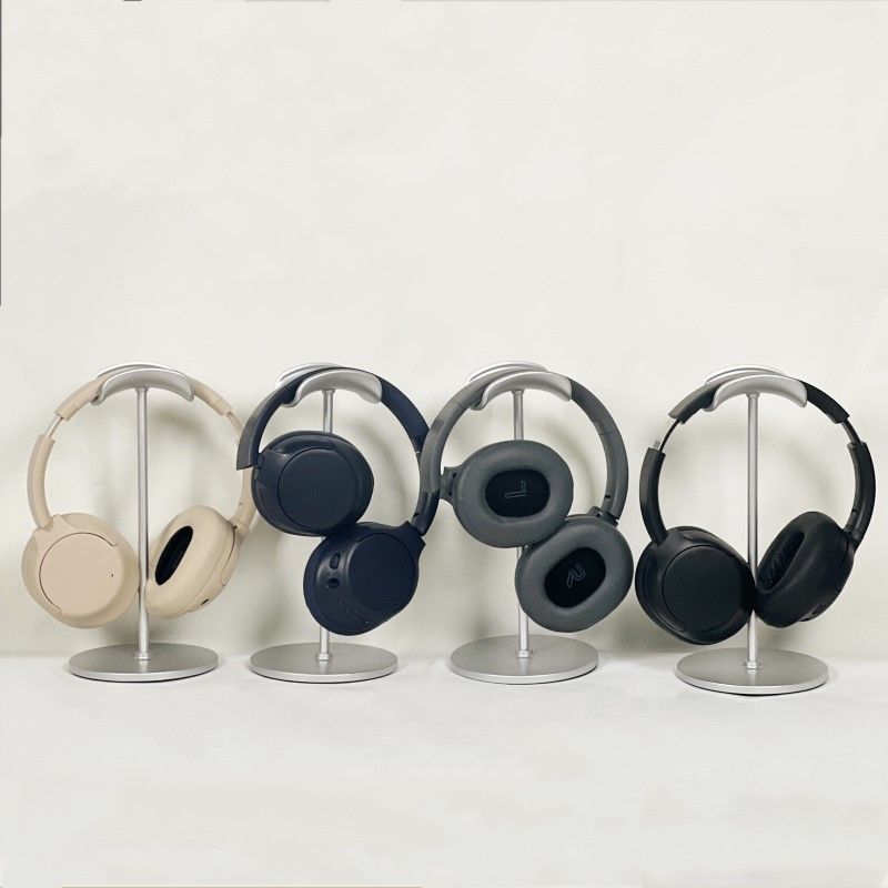 Bluetooth Headphones - Active Noise Cancelling, 50mm Drivers, 35H Playtime, Foldable Over-Ear Design (Gray/Khaki/Navy/Black)_voghion.com