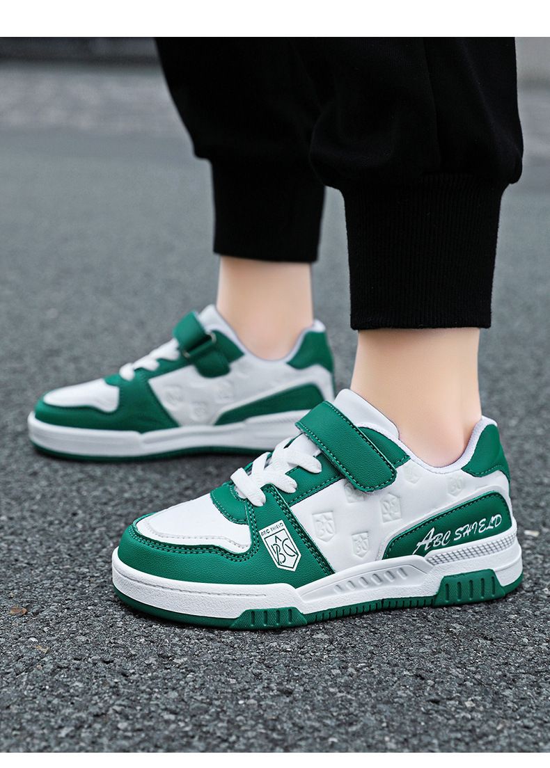 Children's Casual Sports Shoes With Low-top Leather, Waterproof Soft Soles And Anti-slip Properties For Spring And Autumn_voghion.com