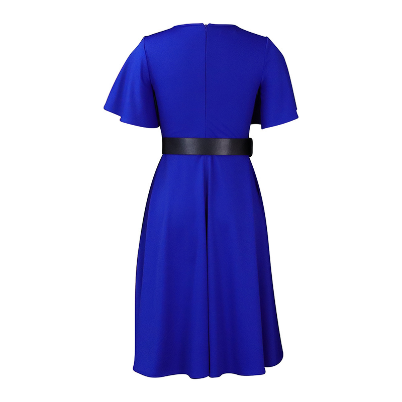 Abbigliamento da donna Manica a tromba da donna tinta unita taglia grande_voghion.com