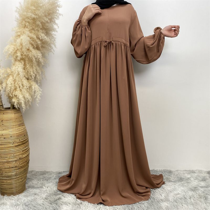 Abaya preta solta para mulheres, quimono muçulmano, dubai, com zíper frontal, vestido longo marroquino, jalabiyat, árabe, eid, kaftan feminino_voghion.com