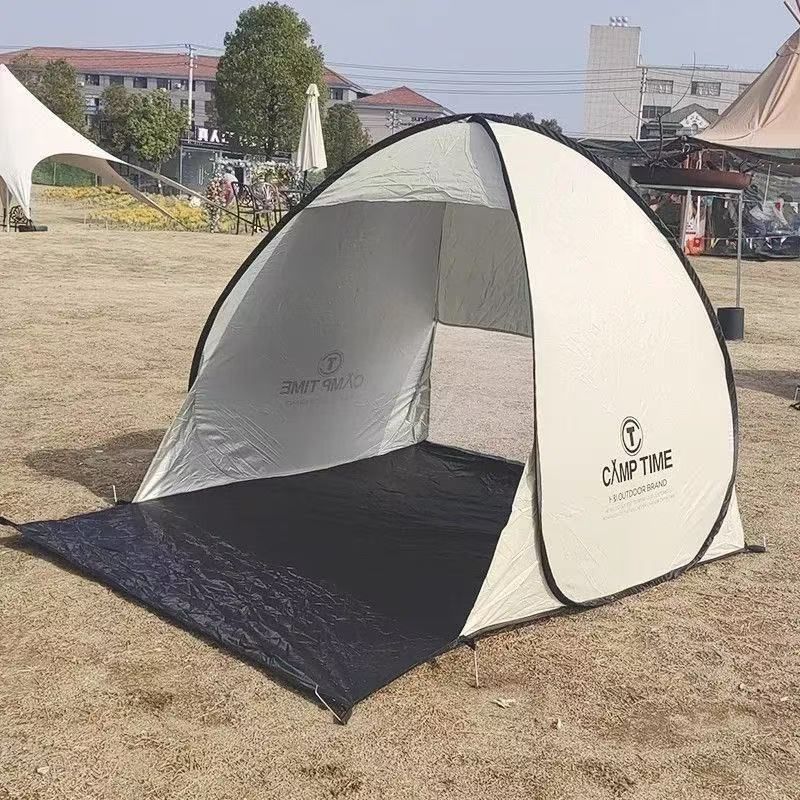 Tienda de playa emergente instantánea: refugio solar impermeable y con protección UV para acampar, picnics y actividades al aire libre._voghion.com