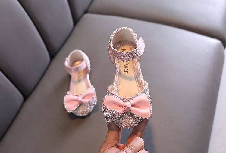 Neu Mädchen Prinzessin Wenig Mittleren Kind Baby Einzelnen Schuh Schuhe Zeigen Tanz Schuhe_voghion.com