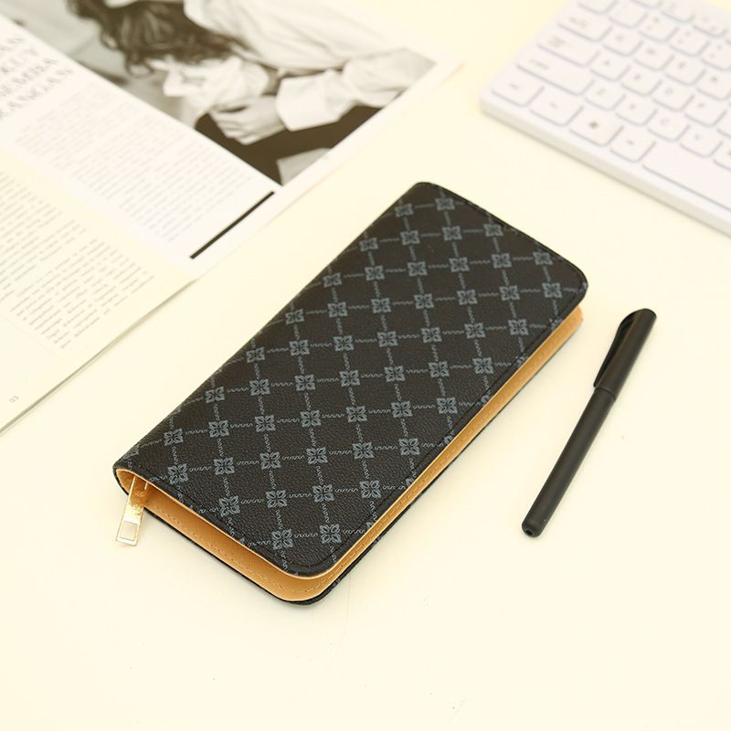 Women's Bags Ladies Long Large Capacity Zipper Wallet Fashionable Simple Clutch Wallet New Coin Purse In Stock_voghion.com
