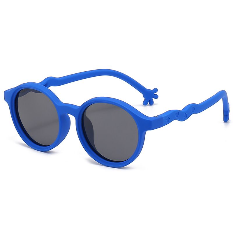 2023 Children's Round Polarizing Glass Student Sunglasses Sun Visors 6-119_voghion.com