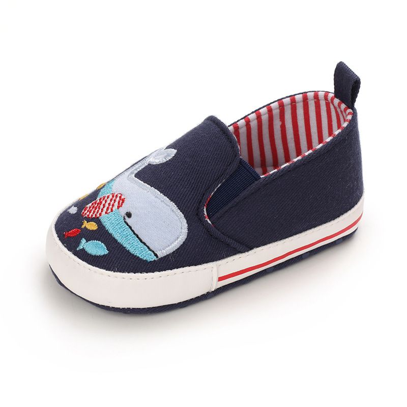 Mother & Kids Spring and autumn 0-1 year old baby cartoon canvas shoes_voghion.com