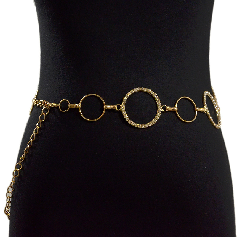 Yeni Aksesuarlar Tatlı ve Seksi Trend Kadın Vücudu Kişiselleştirilmiş Basit Yoga Göbek Dansı Su Dia Bel Zinciri_voghion.com