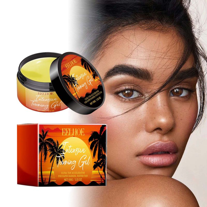 EELHOE Blackening Treatment gel: tanning at the beach seaside in summer, bronze color, refreshing and moisturizing_voghion.com