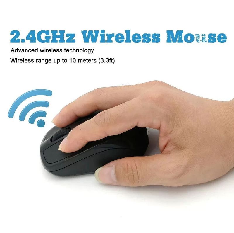USB Wireless Mouse 2000DPI Adjustable Receiver Optical Compu_voghion.com