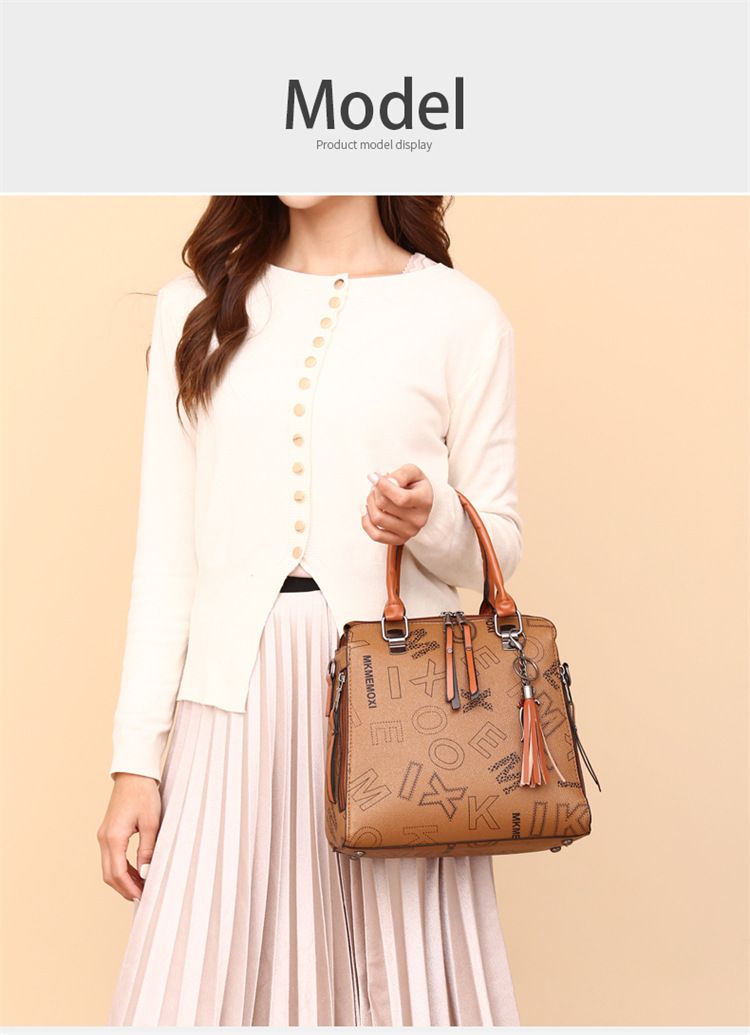 Borse da donna, borse da donna semplici e alla moda, borse per mamma e bambino, nuove borse a tracolla retrò in quattro pezzi, borsa a tracolla portatile per il commercio estero_voghion.com