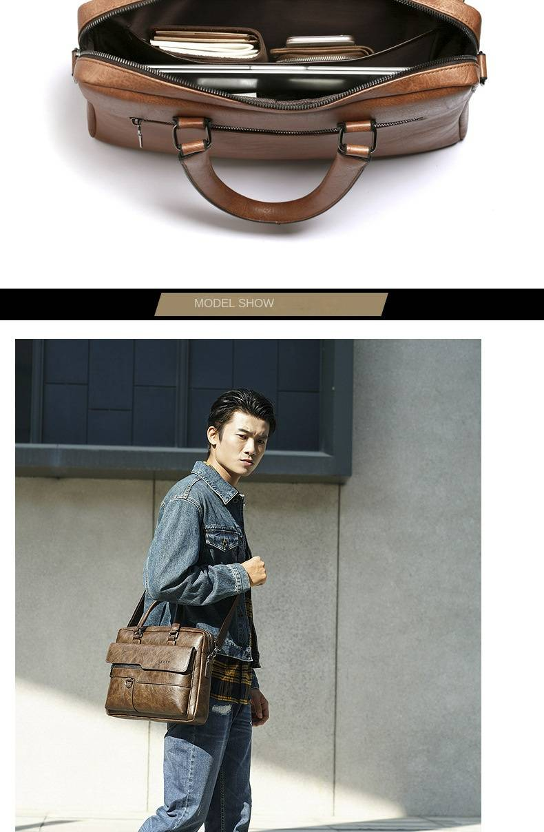 Vintage muška torba – svestrana torba za preko ramena, poslovna aktovka i torba za laptop – retro stil torbe za muškarce_voghion.com