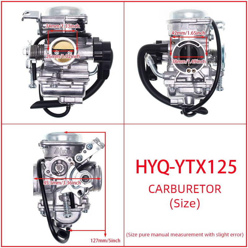 RACING CARBURETOR For Yamaha Ytx125 Tvs150 Hlx150 Carburator 26mm Motorcycle Accessories Carb KARBURETOR_voghion.com