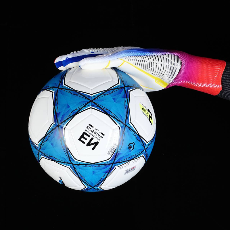 Torwarthandschuhe für Fußballtorhüter für Kinder, Jugendliche und Erwachsene, Fußballhandschuhe mit starken Griffen an den Handflächen, atmungsaktive 4-mm-Latex-Fußballtorhüterhandschuhe_voghion.com