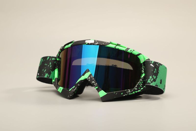 Motorradbrille mit hydrografischem Druck, Offroad-Fahrrad-Sonnenbrille, winddichte Sportbrille für Radfahren, Skifahren und Outdoor-Abenteuer_voghion.com