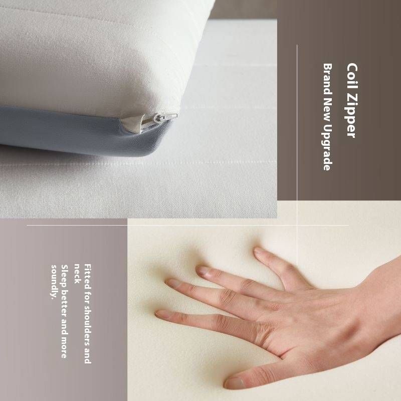 Cuscino in memory foam di lusso di qualità alberghiera - Cuscino ortopedico per il supporto del collo per un sonno profondo senza pressione (fodera in poliestere traspirante)_voghion.com