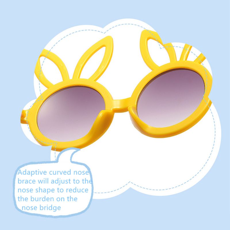 Modna nova otroška sončna očala, risana zajčja oblika, deklice, fantje, otroci, sončna očala, okrogla, cosplay očala, ljubka otroška senčila_voghion.com