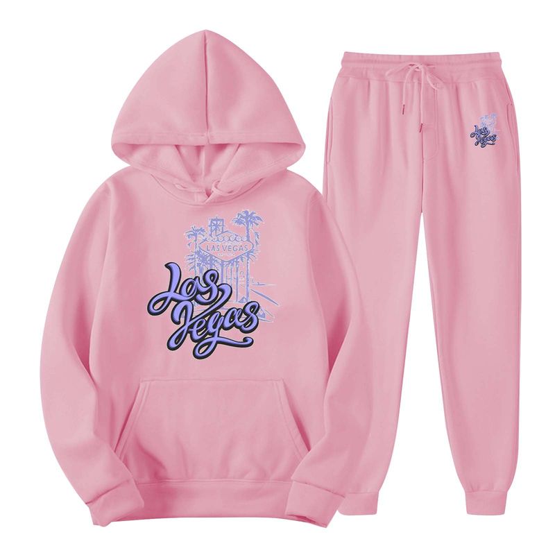 2023 Autunno/Inverno Nuovo Maglione Stampato con Cappuccio Uomo Set Sportivo Tempo Libero_voghion.com