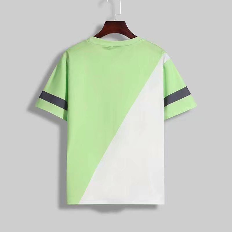 Ropa de hombre Camiseta de verano de manga corta para hombre, moderna y atractiva, un conjunto de ropa a juego, trajes casuales juveniles, ropa de verano para hombre_voghion.com